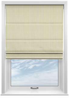Nautical Stripes, Sand Dollar - Roman Blind